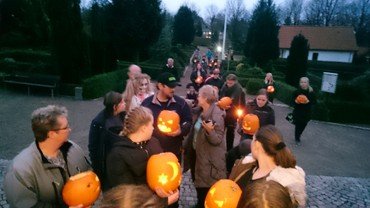 Halloween optog ved Nørre Snede Kirke 2016